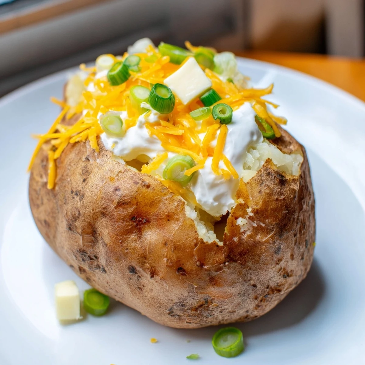Enjoy a Baked Potato Bar: explore a variety of fillings for a fun, interactive, delicious dinner.