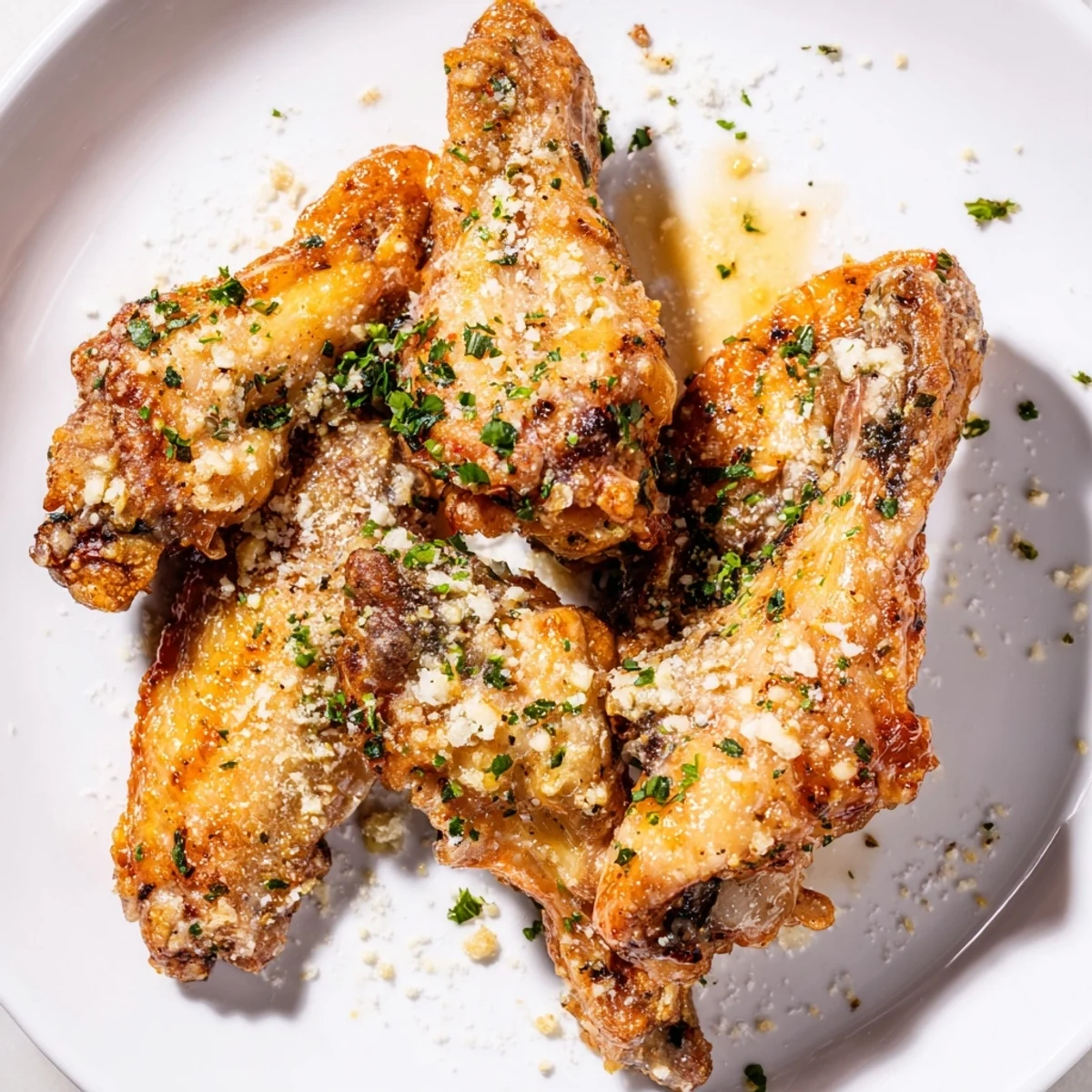 Air Fryer Garlic Parmesan Wings