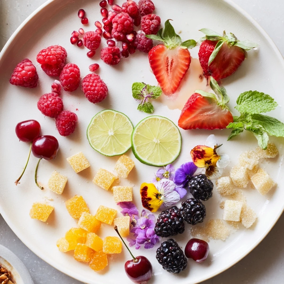 Fresh fruit and herbs star in these stunning Champagne Bar Garnishes, ideal for elevating any special occasion.