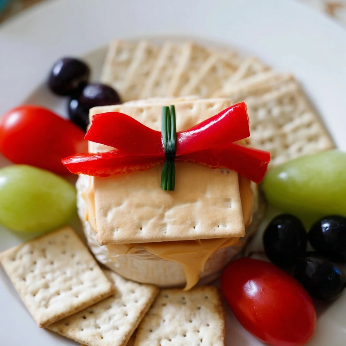 Delicious Graduation Cap Platter: This party-ready platter is filled with cheese, olives, and grapes, perfect for sharing.