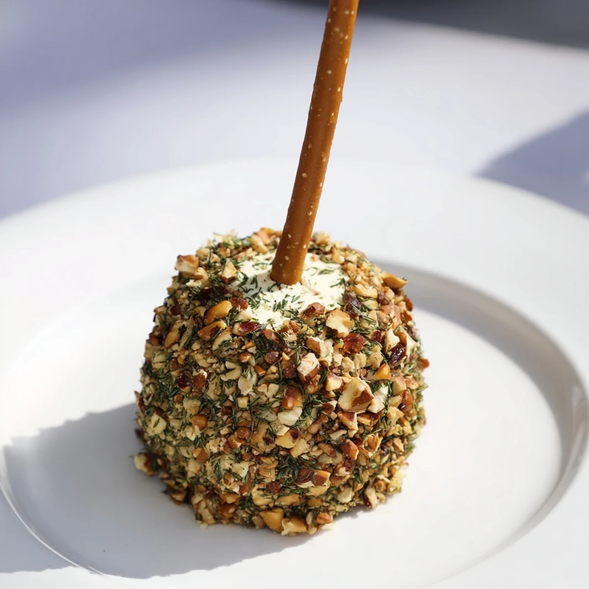 These creamy, savory Champagne Cork Cheese Balls are coated in herbs and nuts, perfect appetizers.