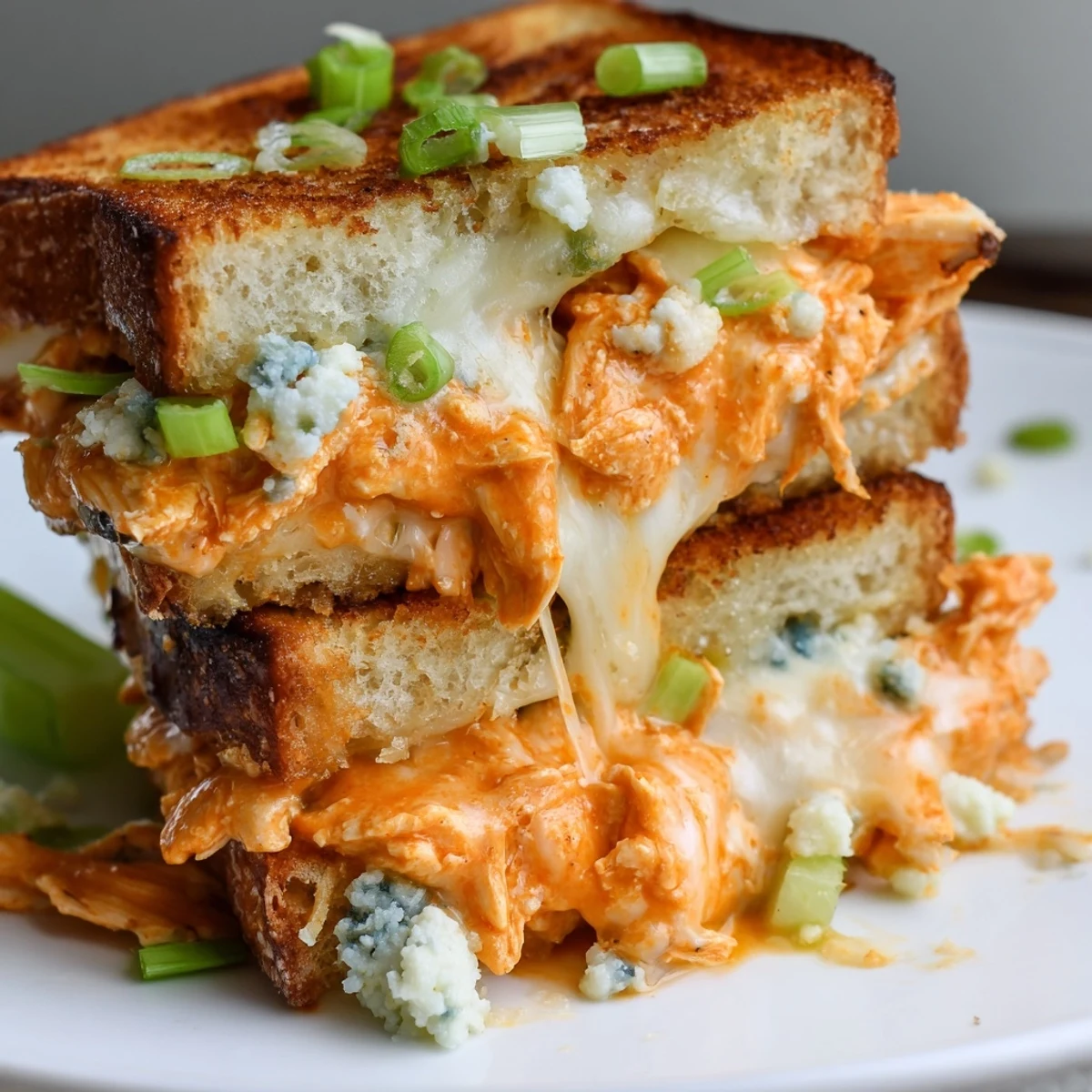 Buffalo Chicken Grilled Cheese