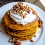 Pumpkin spice fluffy pancakes