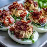 BLT Deviled Eggs Bacon Twist