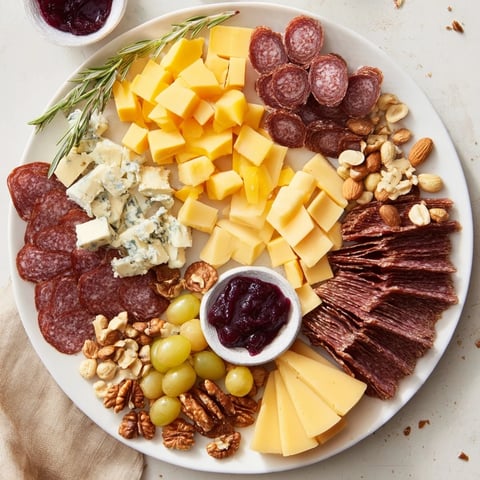 A stunning Deer Antler Charcuterie board showing cured meats, cheeses, figs, and grapes ready to serve.