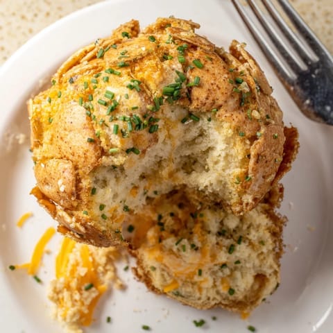 Delicious Buffalo Ranch Cream Cheese Pretzel Muffins bursting with creamy flavor and heat.  