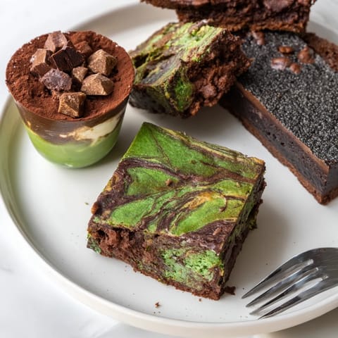 Indulgent chai tiramisu in mini cups, layered with cocoa and spiced cream.  