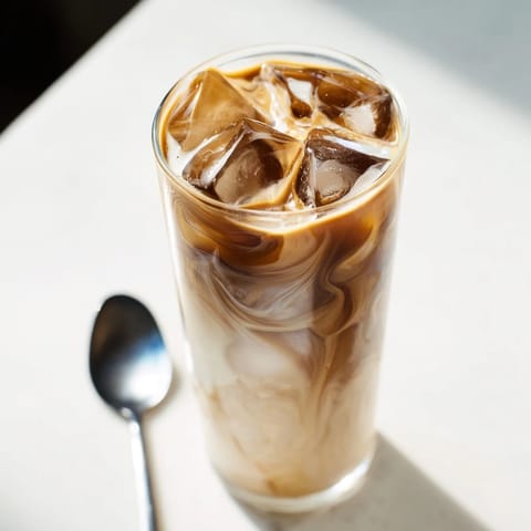 Indulge in Tahini Iced Coffee, blending nutty flavors with cold brew delightfully.  