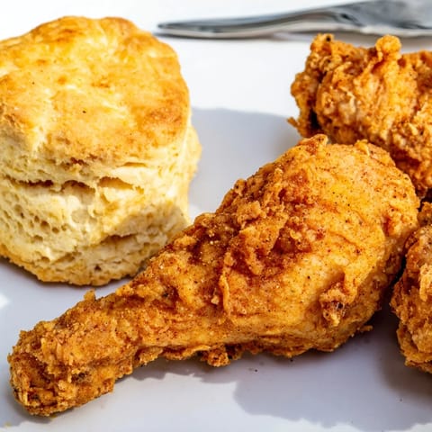 Southern Fried Chicken Biscuit