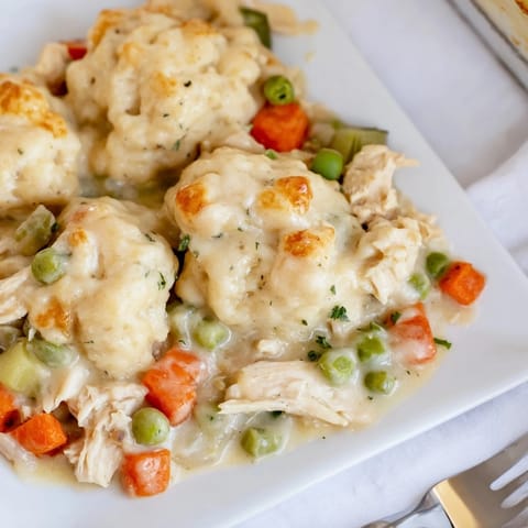 Chicken Dumplings Comfort Casserole