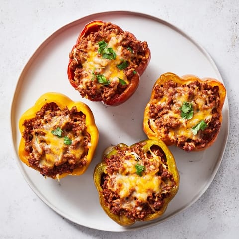 Sloppy Joe Stuffed Peppers