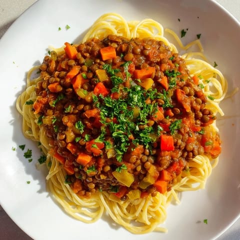 Hearty Lentil Bolognese