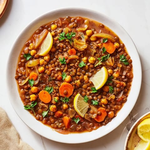 Middle Eastern Lentil Chickpeas