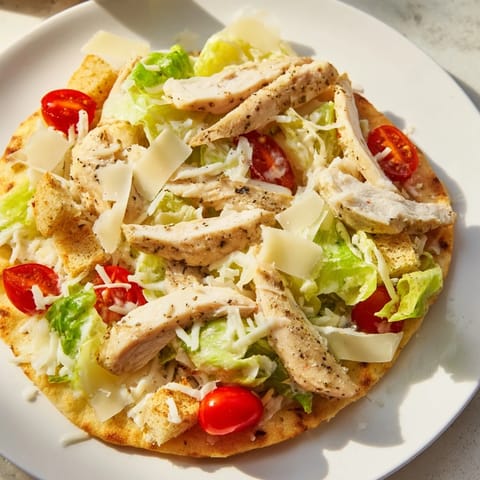 Chicken Caesar Flatbread