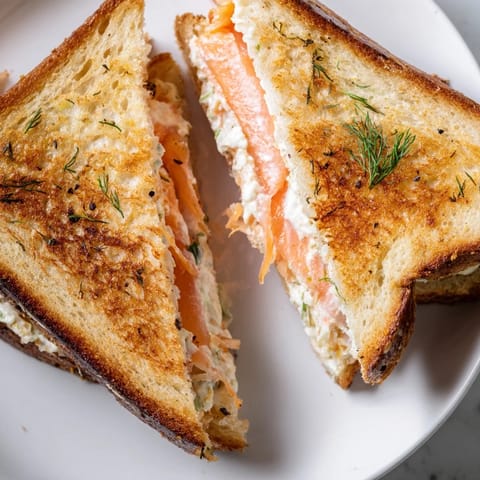 Smoked Salmon Grilled Cheese