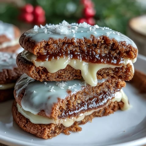 GingerBrave Cookie Run Kingdom gingerbread bites arranged in a festive holiday display with royal icing details.