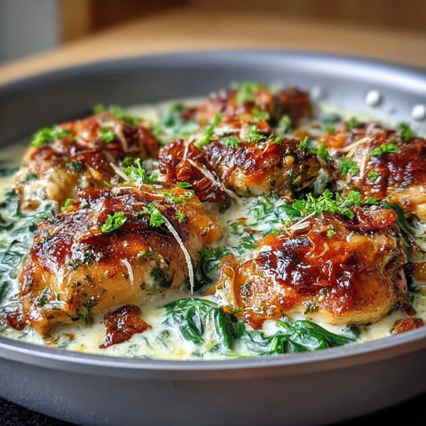 One-pot lemon orzo with chicken and spinach, featuring juicy chicken, wilted greens, and zesty lemon in a comforting Mediterranean-inspired meal.