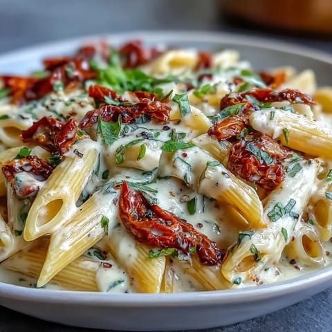 Marry Me Pasta: Creamy, sun-dried tomato-filled dish, ready to impress.