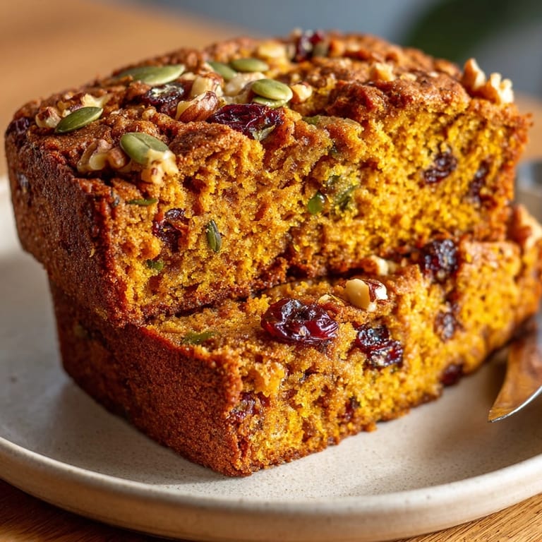 Picture this: a rustic, homemade Simple No-Knead Pumpkin Spice Chaos Bread, ready to be sliced and enjoyed.