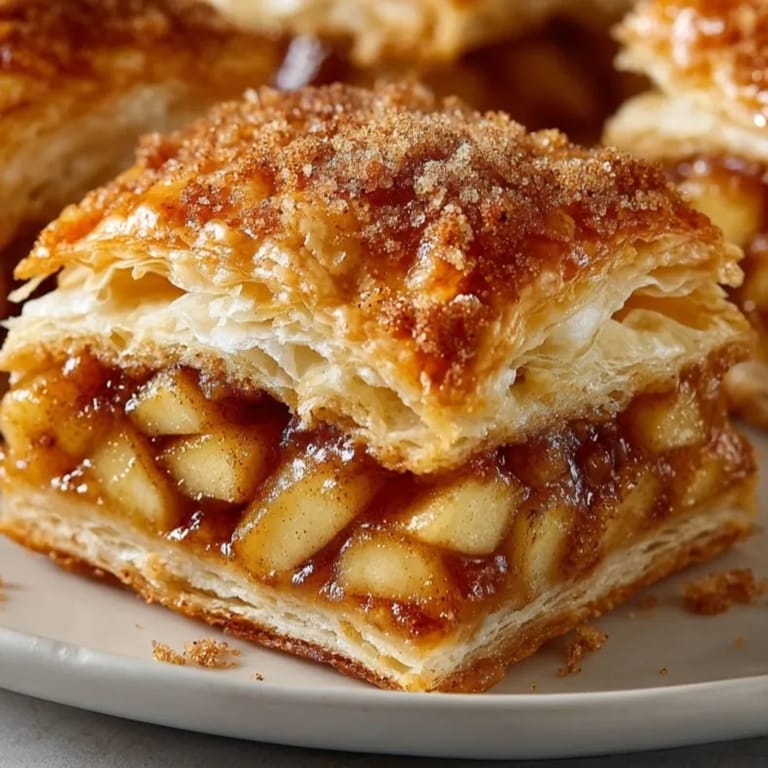 Homemade Apple Pie Biscuit Bites with flaky crust, filled with soft spiced apples, a sweet treat.