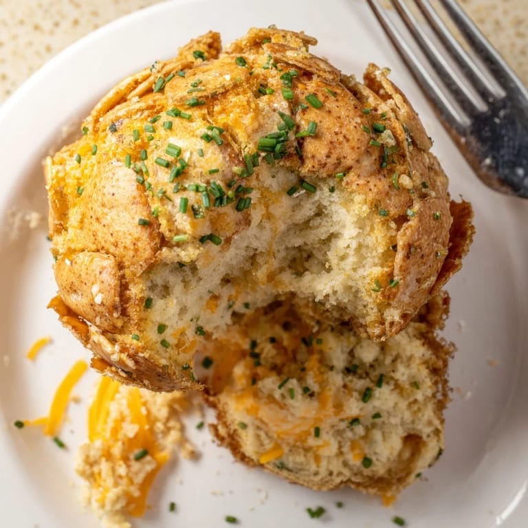 Delicious Buffalo Ranch Cream Cheese Pretzel Muffins bursting with creamy flavor and heat.  