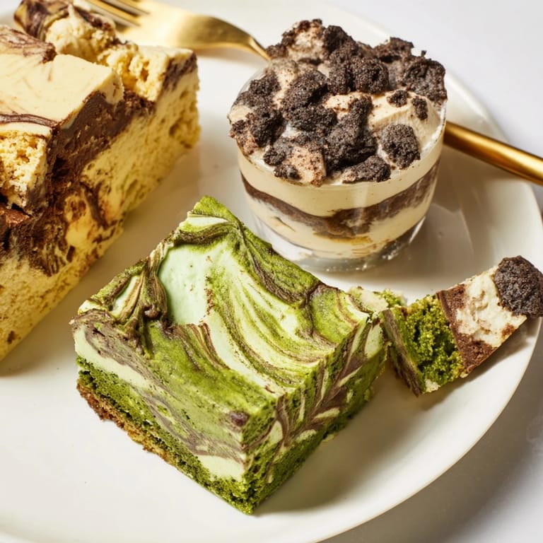 Luscious black sesame cheesecake bars with a chocolate cookie crust, ideal for sharing.