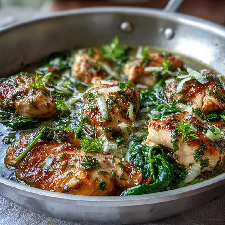 Lemon orzo with chicken and spinach, a vibrant, easy dinner with creamy pasta, golden chicken, and fresh spinach in a lemony sauce.
